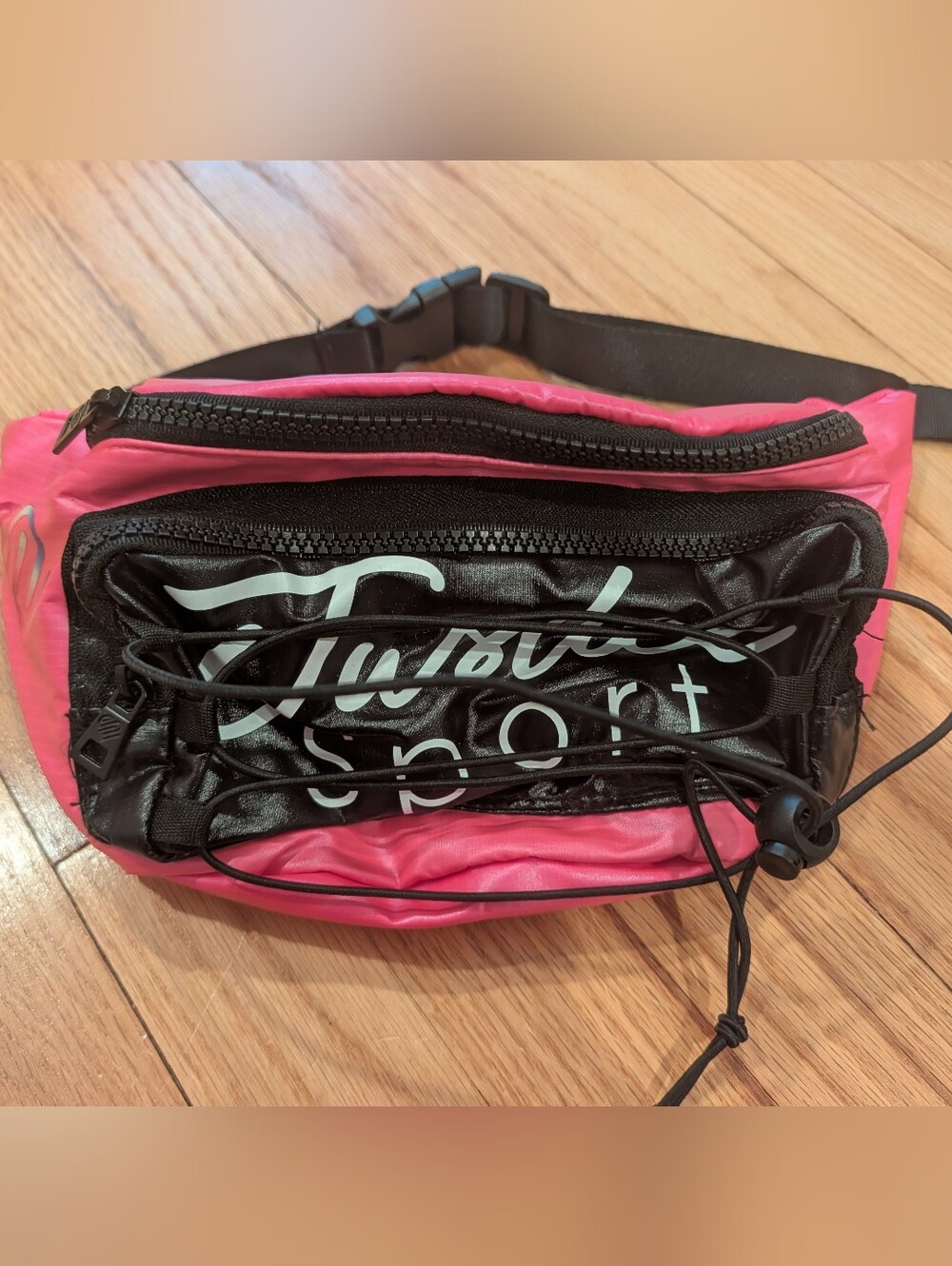 Justice Sport Pink and Black Bag